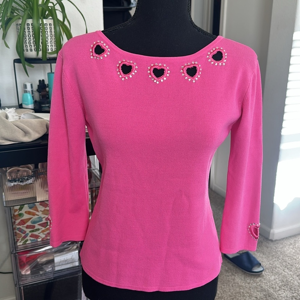 Vintage Heart Barbie Core Top